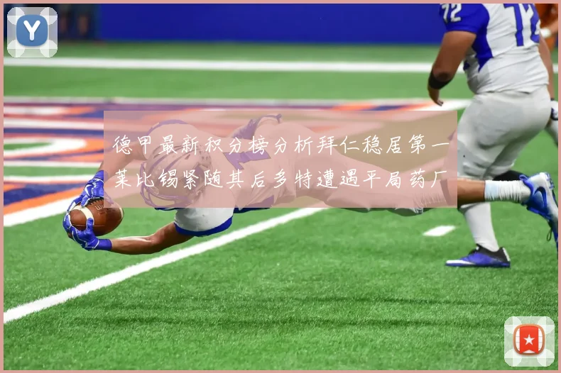 德甲最新积分榜分析拜仁稳居第一莱比锡紧随其后多特遭遇平局药厂紧追不舍